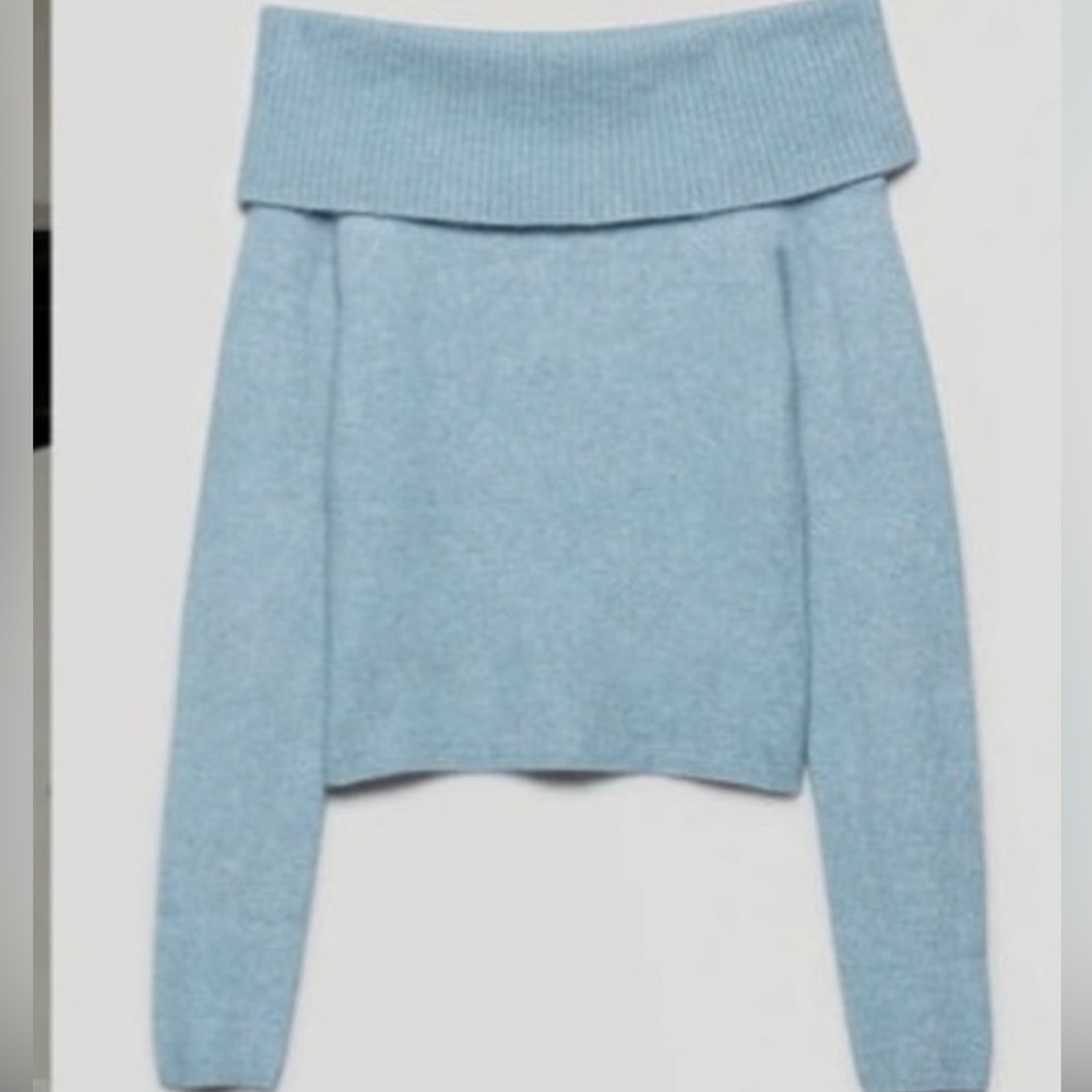 Babaton Bustle Off-shoulder Sweater - Picture 1 of 4